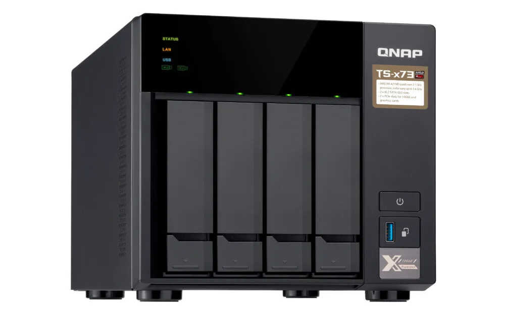 QNAP TS-473 4 GB TS-473-4G/15.36TB-IW110 Thumbnail 4