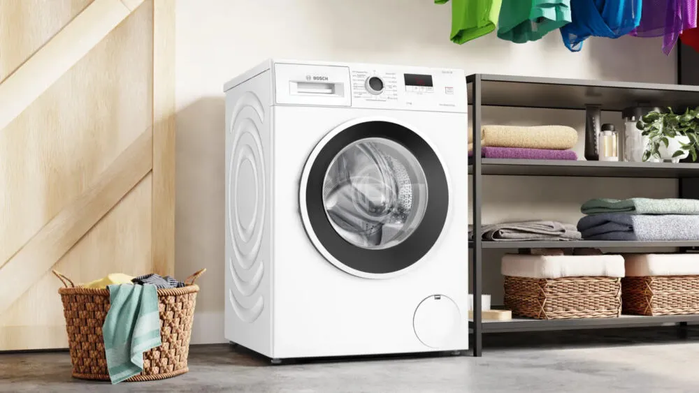 Bosch Serie 2 WGE02404NL çamaşır makinesi Önden yüklemeli 7 kg 1351 RPM Beyaz Thumbnail 3