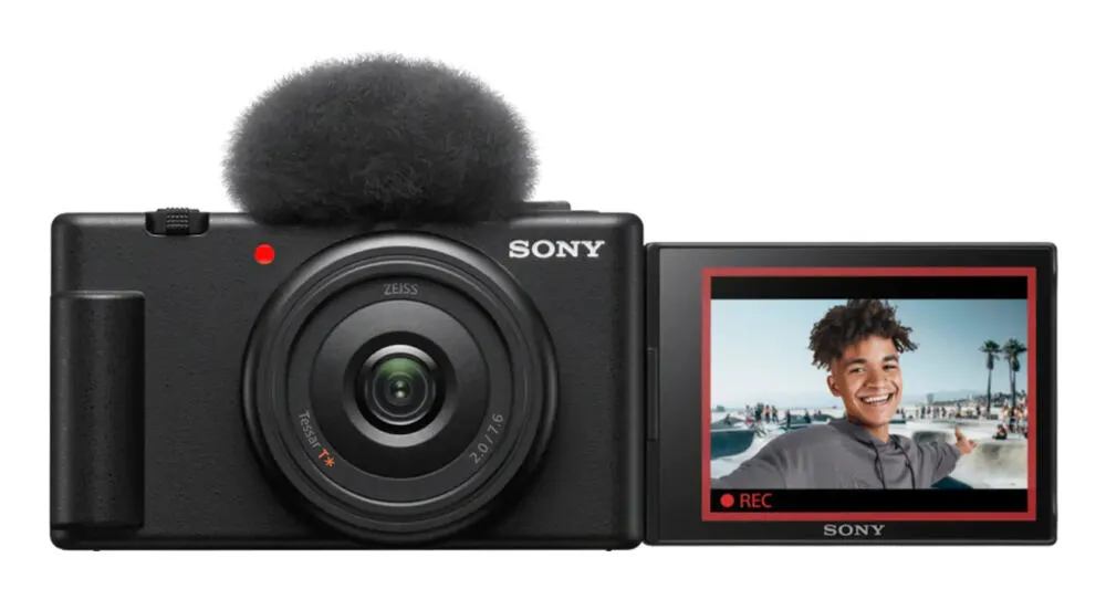 Sony ZV-1F 1" Kompakt kamera 20,1 MP Exmor RS CMOS 5472 x 3648 Piksel Siyah Digital Kame