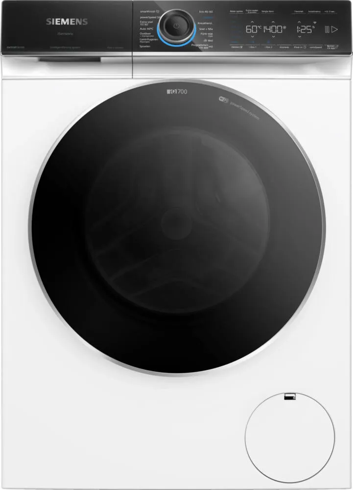 Siemens iQ700 WG44B2A9NL çamaşır makinesi Önden yüklemeli 9 kg 1400 RPM Beyaz Çamaşır Makineleri