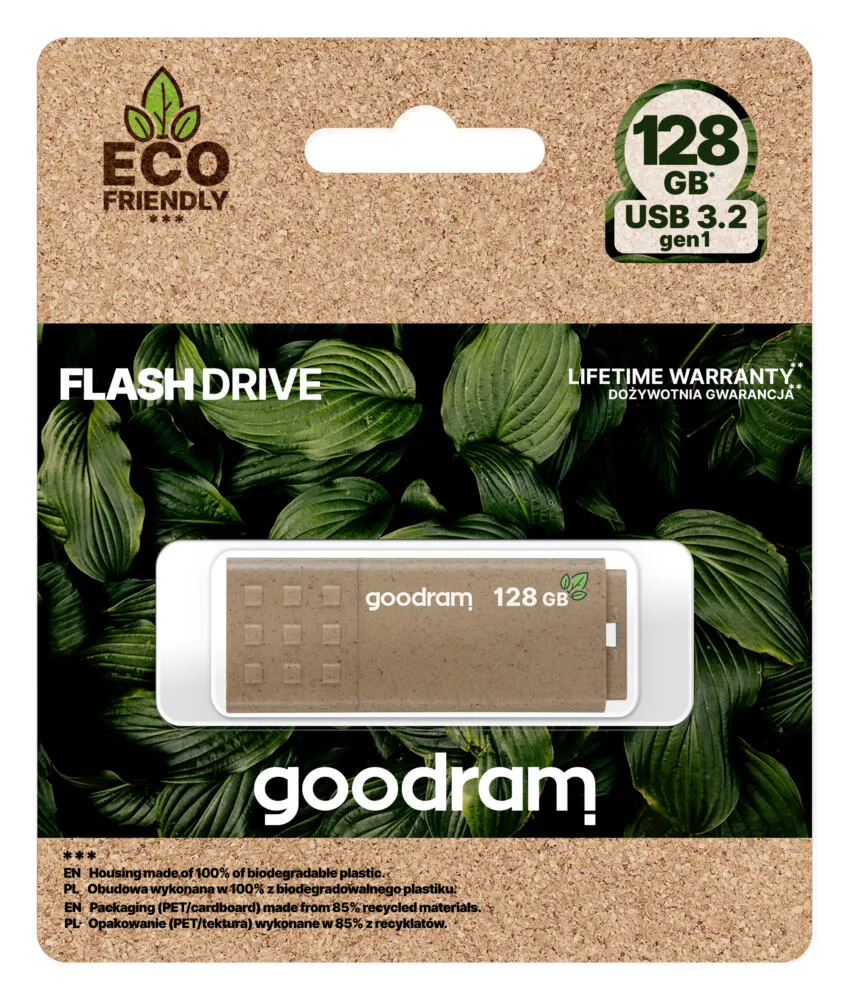 Goodram UME3 Eco Friendly 128 GB UME3-1280EFR11 USB 3.2 Flash Bellek Thumbnail 8