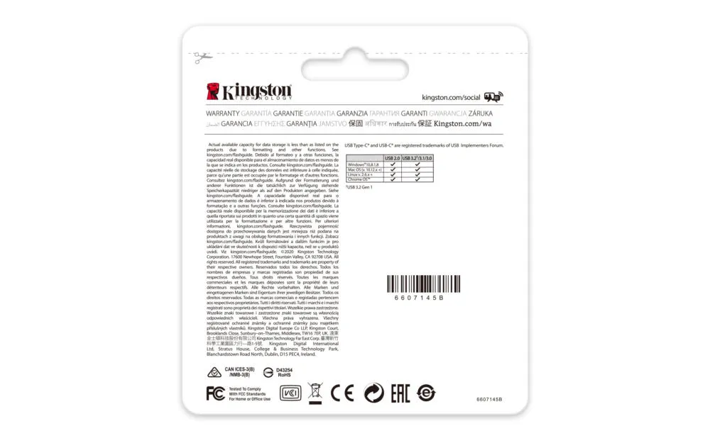 Kingston Technology 70 64 GB DT70/64GB Type-C USB 3.2 Flash Bellek Thumbnail 9