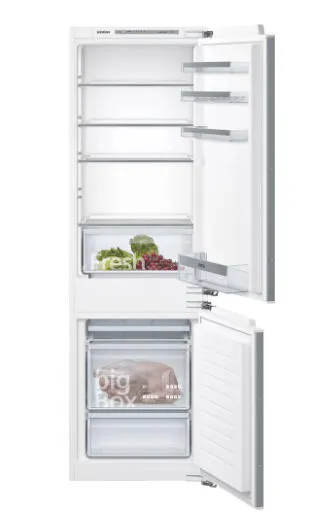 Siemens iQ300 KI86VVFF0 donduruculu buz dolabı Ankastre 268 l Beyaz Buzdolabı