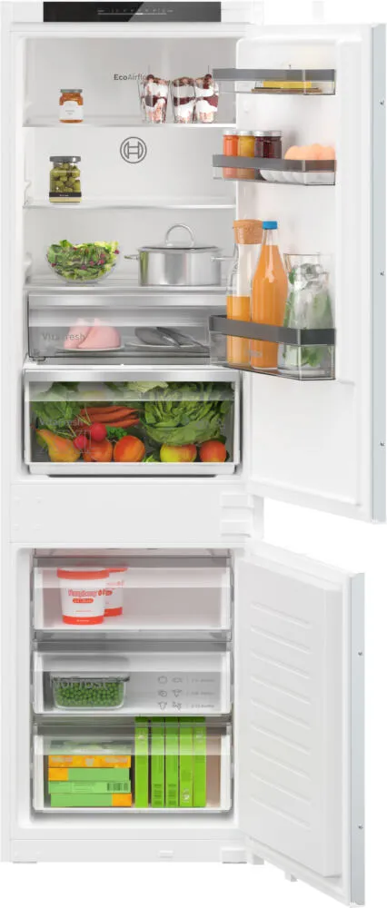 Bosch Serie 4 KIN862SE0 donduruculu buz dolabı Ankastre 260 l Beyaz Buzdolabı