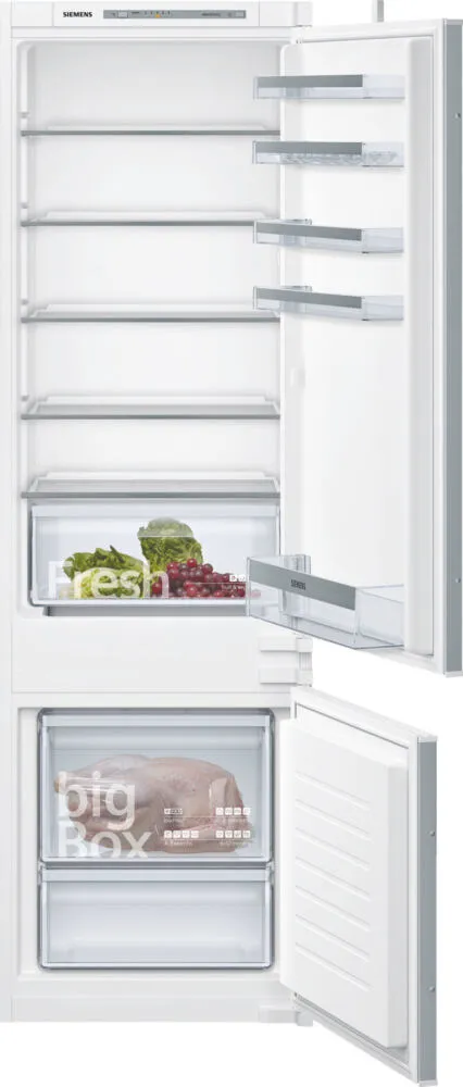 Siemens iQ300 KI87VVSF0 donduruculu buz dolabı Ankastre 272 l Beyaz Buzdolabı