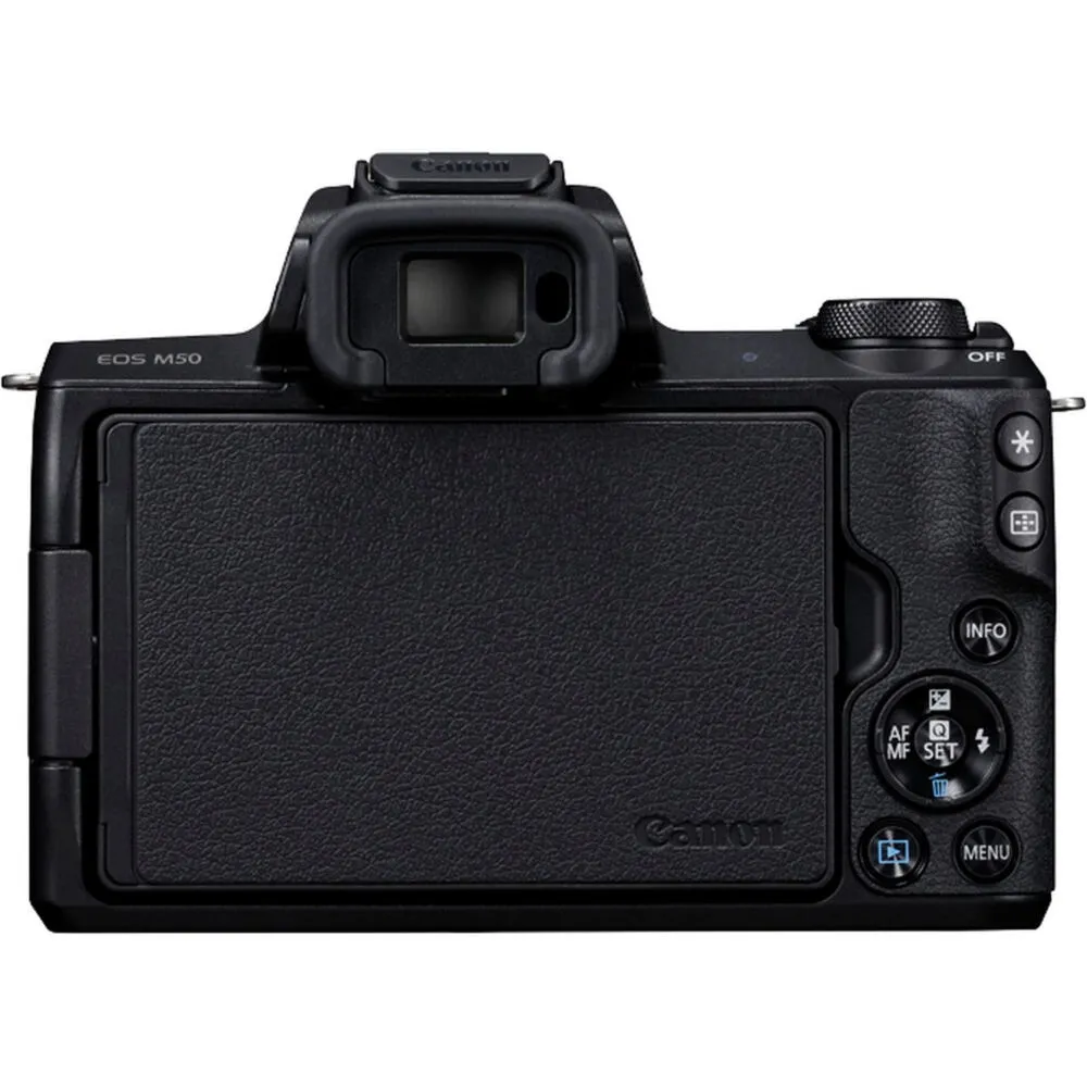 Canon EOS M50 Vlogger Kit MILC 24,1 MP CMOS 6000 x 4000 Piksel Siyah Thumbnail 5