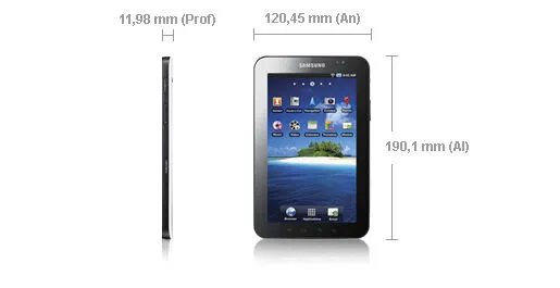 Samsung P1010 16 GB GT-P1010CWAFOP 7 inç Siyah Tablet Thumbnail 10