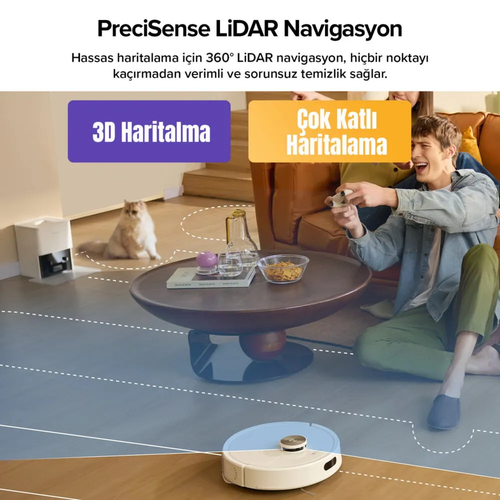 Roborock Q8 Beyaz Q802-05 Thumbnail 5