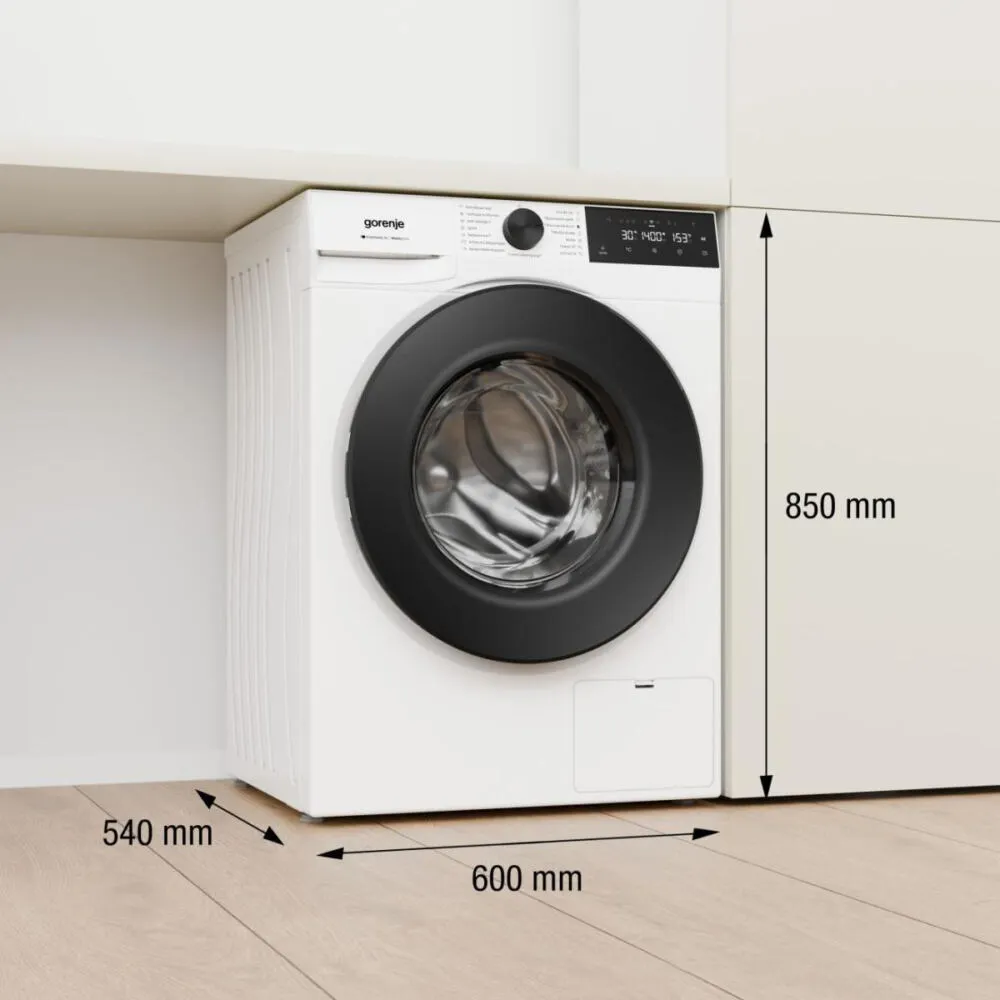 Gorenje WGAM484A çamaşır makinesi Önden yüklemeli 8 kg 1400 RPM Beyaz Thumbnail 1