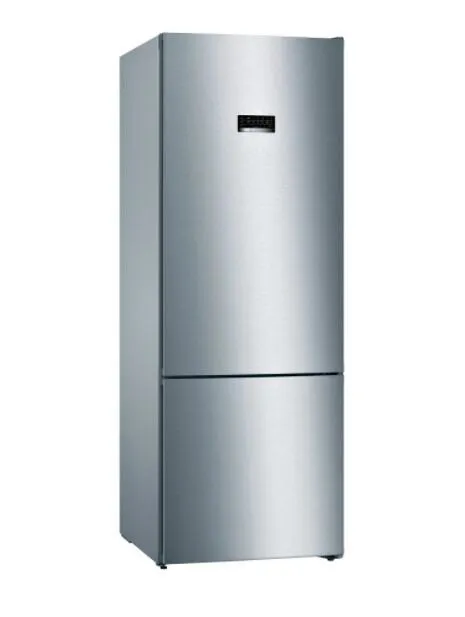Bosch Serie 4 KGN56XLEA donduruculu buz dolabı Solo 508 l Paslanmaz çelik Buzdolabı