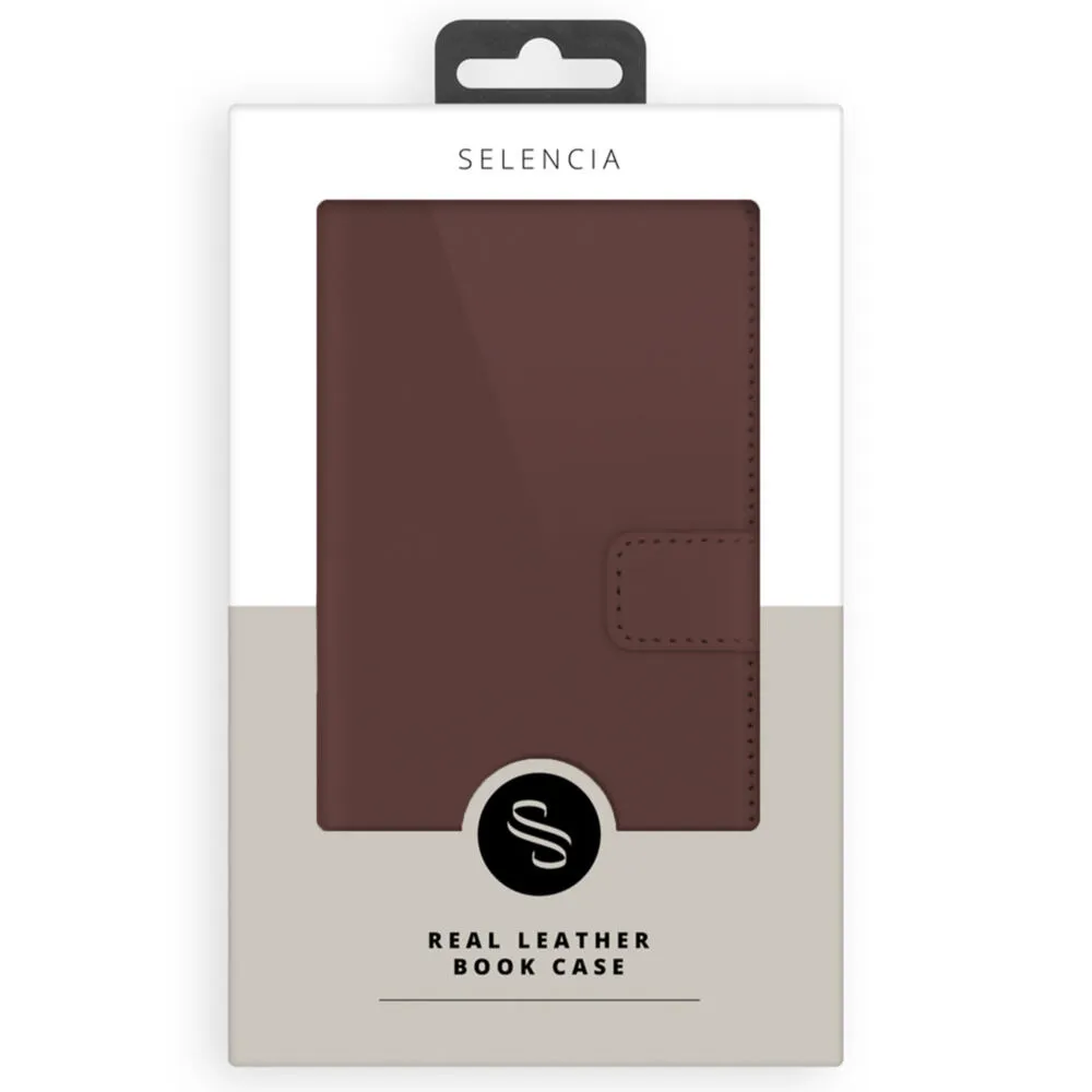 Selencia SH00093265 Cep telefonu kılıfı 17 cm (6.7") Ters çevirilen kapaklı kılıf Kahverengi Thumbnail 1