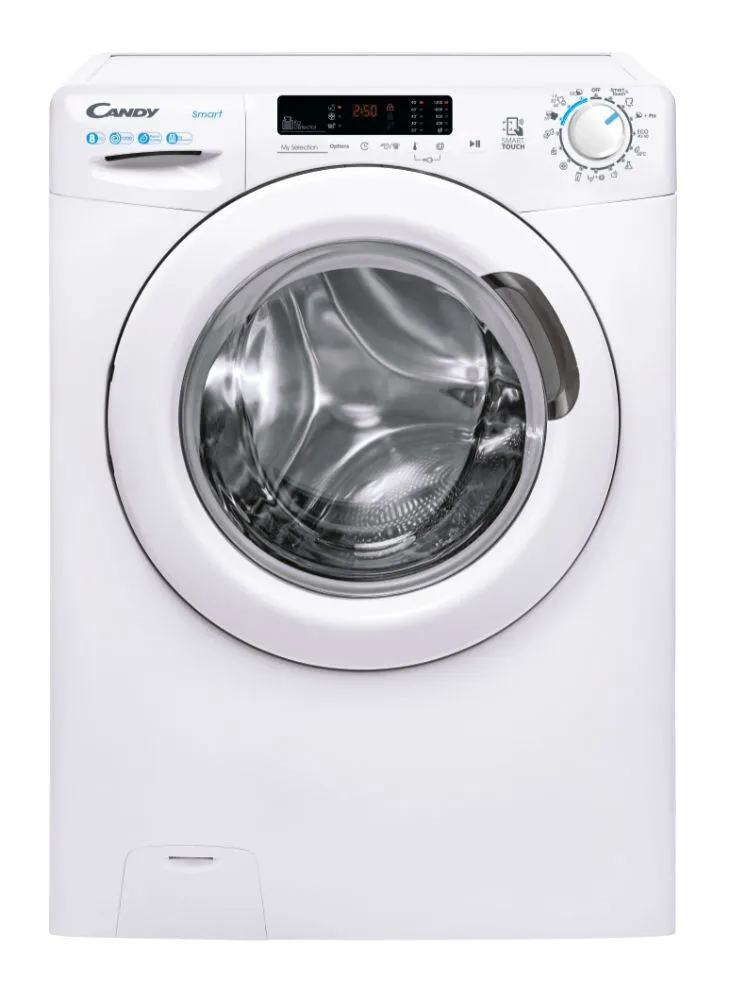 Candy Smart CS 1282DE/1-S çamaşır makinesi Önden yüklemeli 8 kg 1200 RPM Beyaz Çamaşır Makineleri