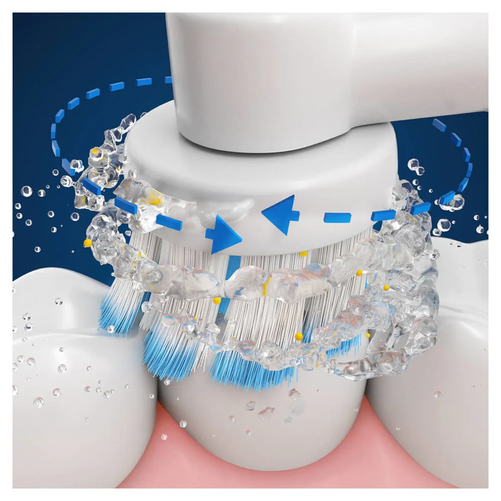 Oral-B Genius X 20000N Yetişkin Sonic diş fırçası Beyaz Thumbnail 6