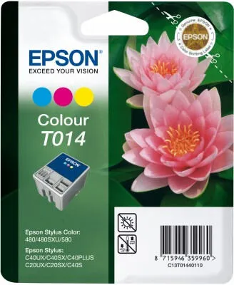 Epson Tekli paket Colour T014 C13T01440120 Kartuş Thumbnail 2