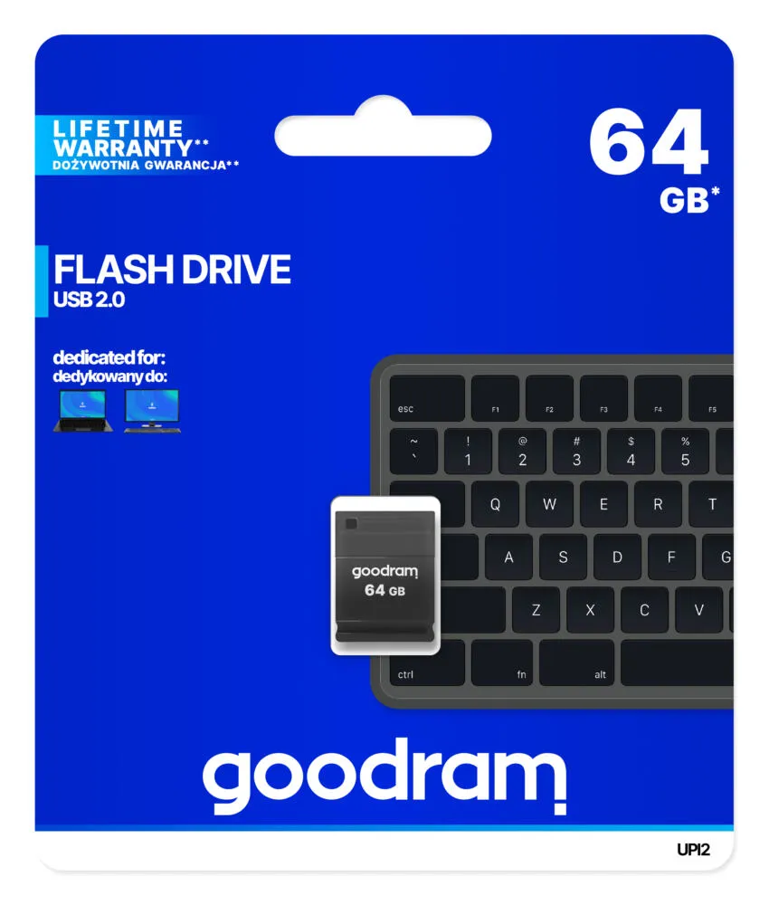 Goodram UPI2 64 GB UPI2-0640K0R11 USB 2.0 Flash Bellek Thumbnail 6