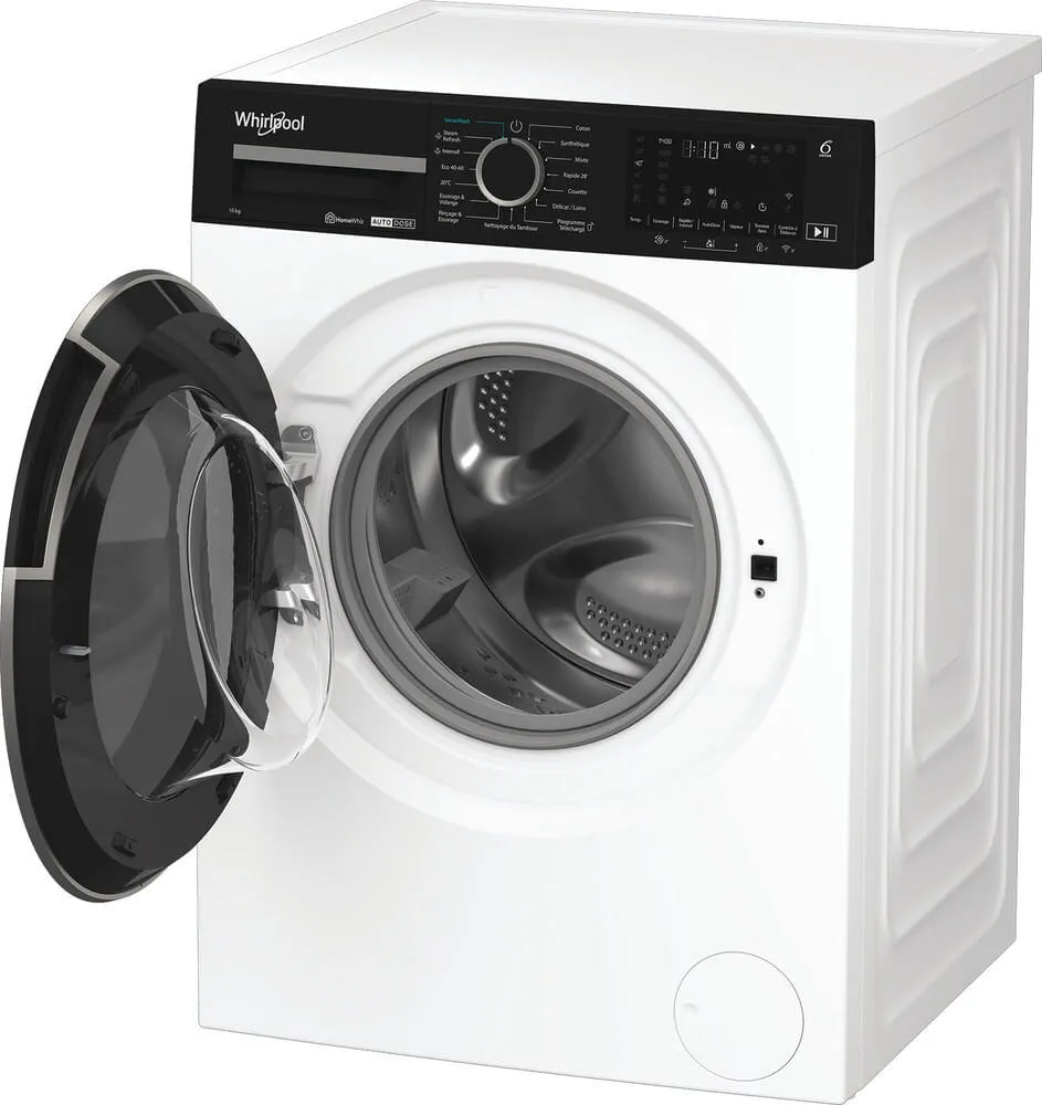 Whirlpool WPM 07W ADS FR çamaşır makinesi Önden yüklemeli 10 kg 1400 RPM Beyaz Thumbnail 3
