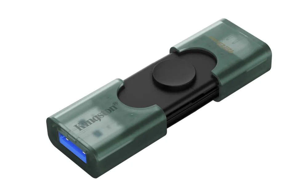 Kingston Technology DataTraveler DuoG2 DTDEG2/128GB 128 GB Type-C USB 3.2 Flash Bellek Thumbnail 4