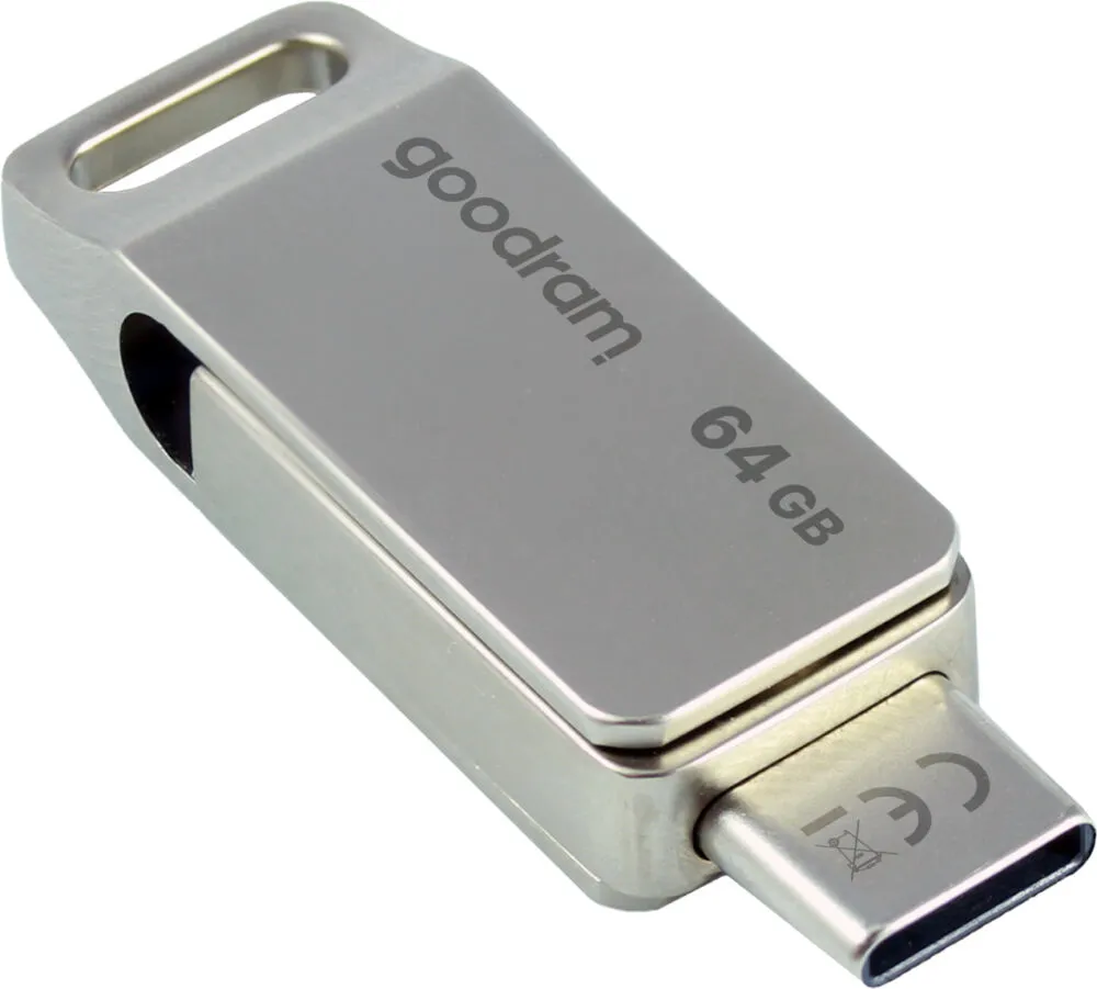Goodram ODA3 64 GB ODA3-0640S0R11 Type-C USB 3.2 Flash Bellek Thumbnail 2