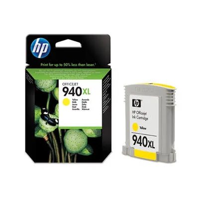 HP 940XL Yellow mürekkep kartuşu 1 adet Orijinal Yüksek (XL) Verimli Sarı Thumbnail 0