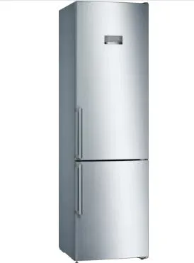 Bosch Serie 4 KGN397IEQ donduruculu buz dolabı Solo 368 l Paslanmaz çelik Buzdolabı
