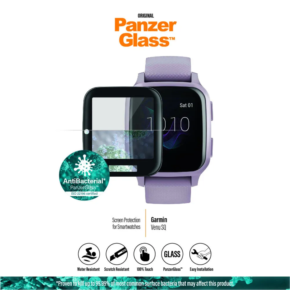 PanzerGlass® Garmin Venu SQ | Screen Protector Glass 3644 Thumbnail 19