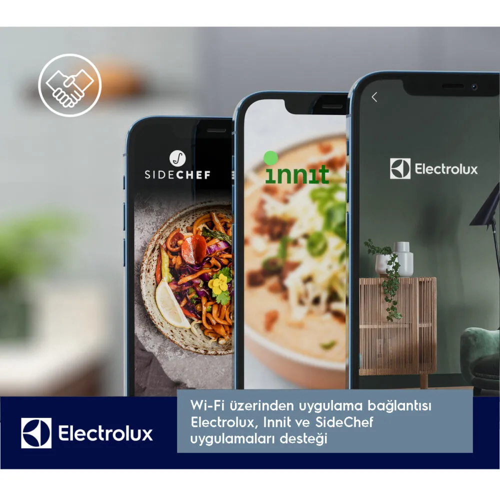 Electrolux EOD6F77WV 600 Serisi SteamBake Wi-Fi A+ Katalitik&AquaClean Temizlemeli 72 lt XXL Beyaz Cam Fırın 949 499 588 Thumbnail 11