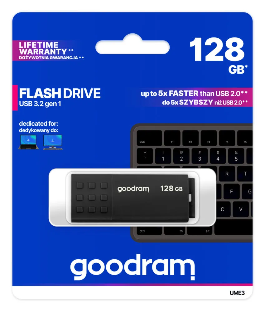 Goodram UME3 128 GB UME3-1280K0R11 USB 3.2 Flash Bellek Thumbnail 8