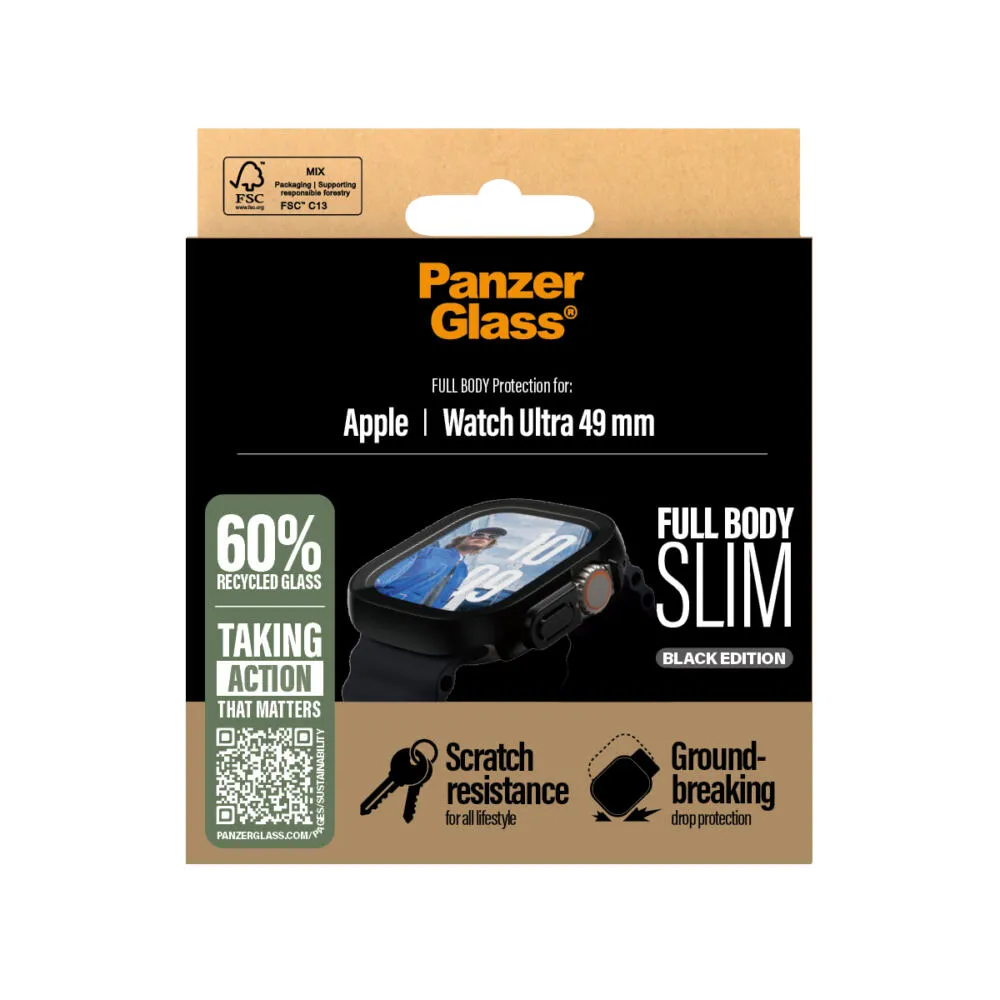 PanzerGlass® Case Full Body Slim Black Apple Watch Ultra 3 | Ultra 2 | Ultra | 49mm 3718 Thumbnail 6