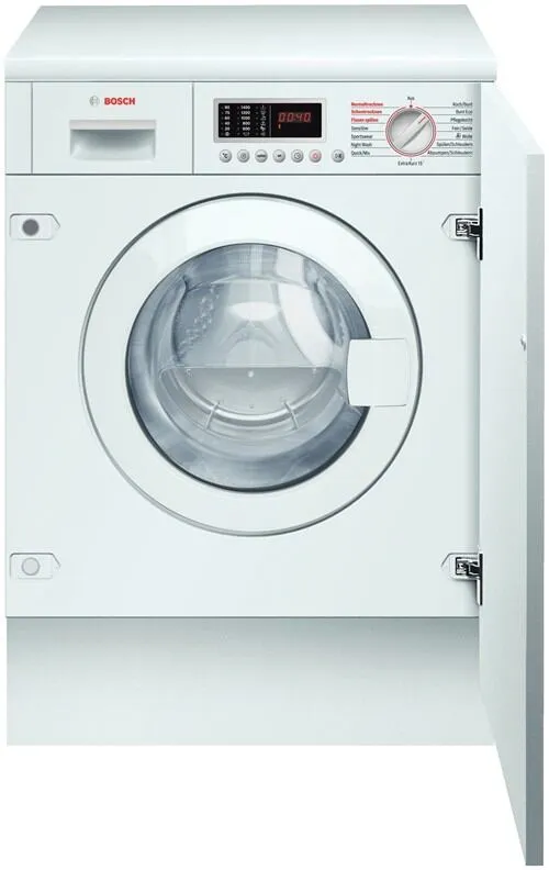 Bosch Logixx WKD28540 çamaşır kurutma makinesi Ankastre Önden yüklemeli Beyaz Kurutmalı Çamaşır Makinesi