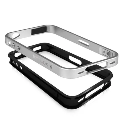 ICY BOX IB-i041 Cep telefonu kılıfı Siyah, Gümüş Telefon Aksesu