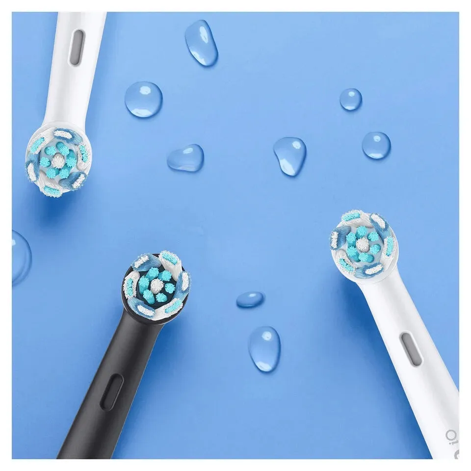 Oral-B iO Series 6 Duo Pack Yetişkin Döner-titreşimli diş fırçası Siyah, Pembe Thumbnail 2