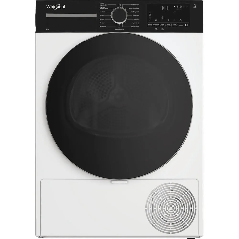 Whirlpool MX WSD 83M WBS PL kurutucu Solo Önden yüklemeli 8 kg Beyaz Thumbnail 1