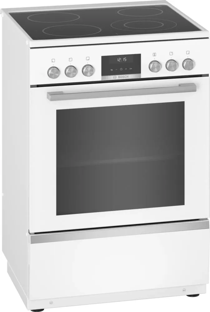 Bosch Serie 6 HKS59F120W Ocaklı fırın Bağımsız ocak Elektrik Seramik Beyaz