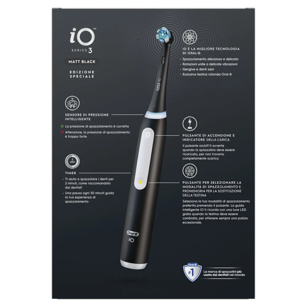Oral-B 80807630 elektrikli diş fırçası Yetişkin Siyah, Beyaz Thumbnail 6