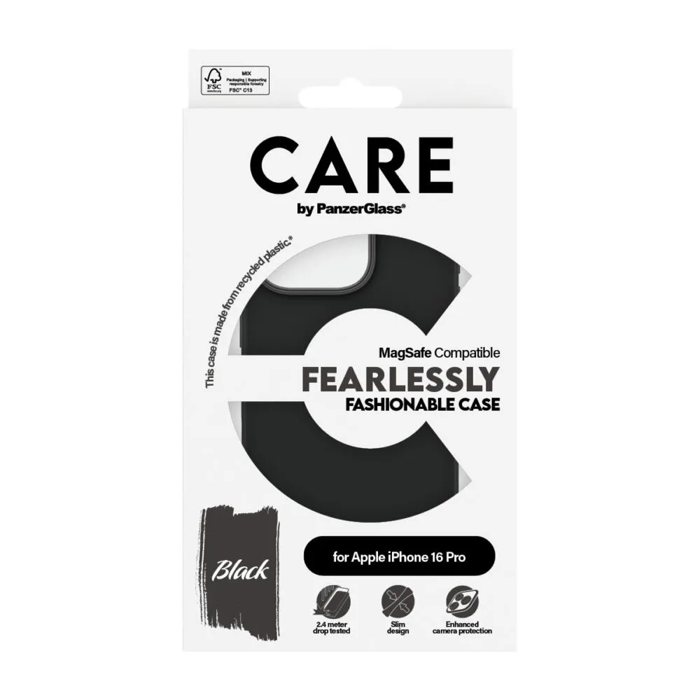 PanzerGlass CARE™ by PanzerGlass® Case Black w. MagSafe iPhone 16 Pro 1378 Thumbnail 3