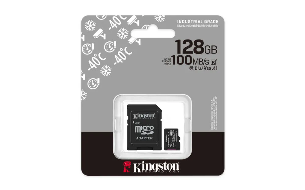 Kingston Industrial 128 GB MicroSDXC UHS-I Sınıf 10 RAM Bellek Thumbnail 4