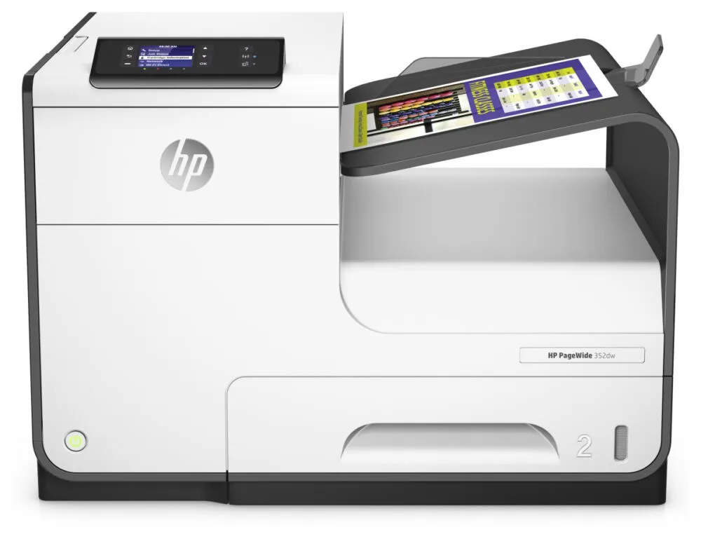 HP PageWide 352dw inkjet yazıcı Renk 2400 x 1200 DPI A4 Wi-Fi Mürekkepli Yazıcı