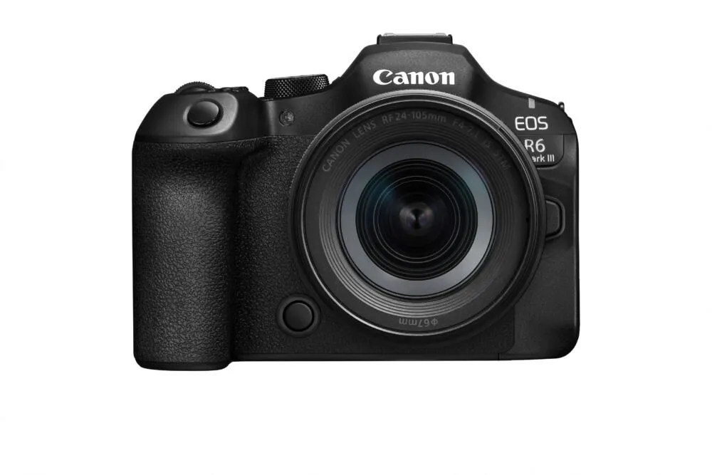 Canon EOS R6 Mark III + RF 24-105mm F4-7.1 IS STM MILC 32,5 MP CMOS 6960 x 4640 Piksel Siyah Digital Kame