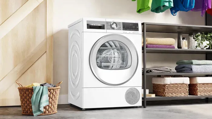 Bosch WQG245AEIT kurutucu Solo Önden yüklemeli 9 kg Beyaz Thumbnail 4