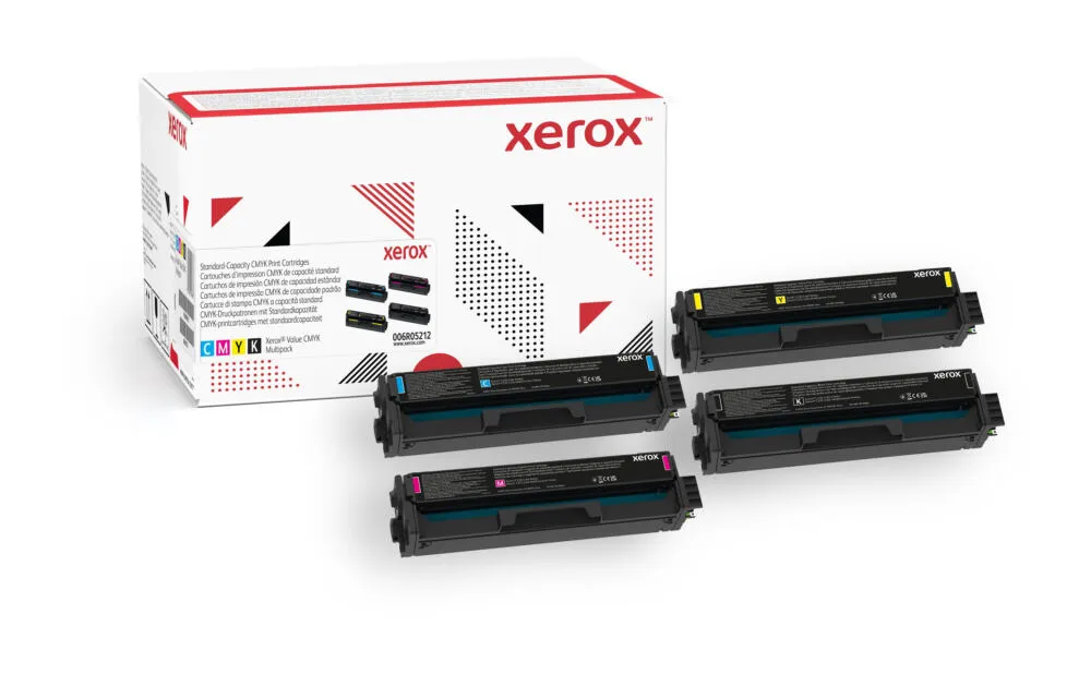 Xerox 006R05212 toner kartuşu 4 adet Orijinal Siyah, Cam Göbeği, Macenta, Sarı