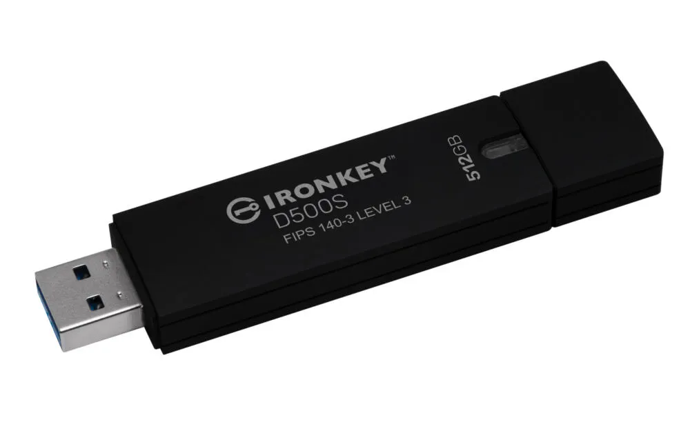 Kingston Technology IronKey D500S IKD500S/512GB 512 GB USB 3.2 310 MB/s Flash Bellek Thumbnail 7