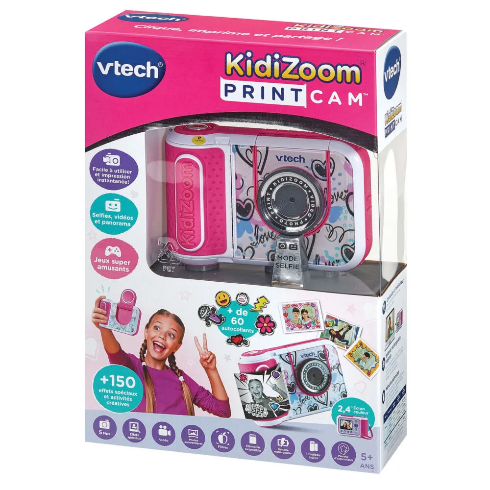 VTech KIDIZOOM PRINT CAM (ROSE) 80-549155 Thumbnail 11