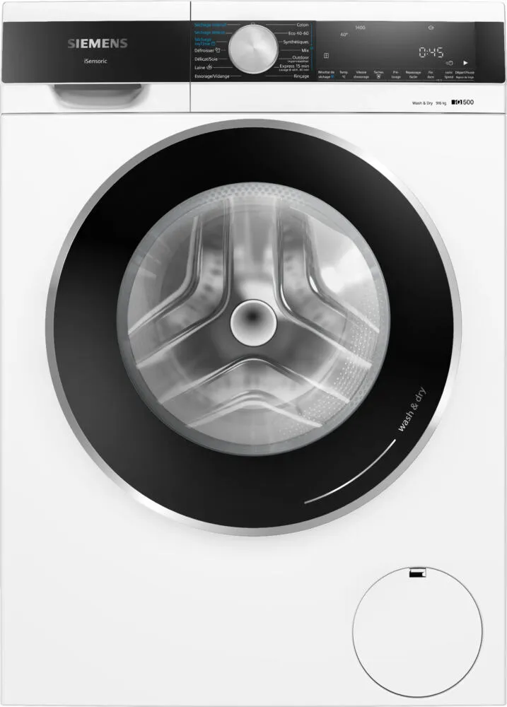 Siemens iQ500 WN44G200FR çamaşır kurutma makinesi Solo Önden yüklemeli Beyaz Kurutmalı Çamaşır Makinesi