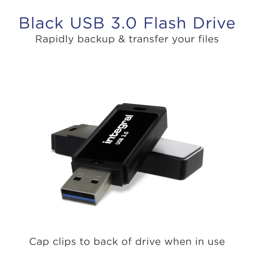 Integral INFD1TBBLK3.0 1 TB USB 3.2 Flash Bellek Thumbnail 1