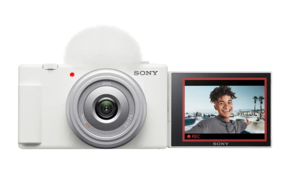 Sony ZV-1F 1" Kompakt kamera 20,1 MP Exmor RS CMOS 5472 x 3648 Piksel Beyaz Digital Kame