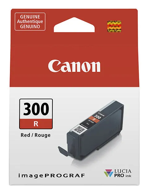 Canon PFI-300 mürekkep kartuşu 1 adet Orijinal Kırmızı