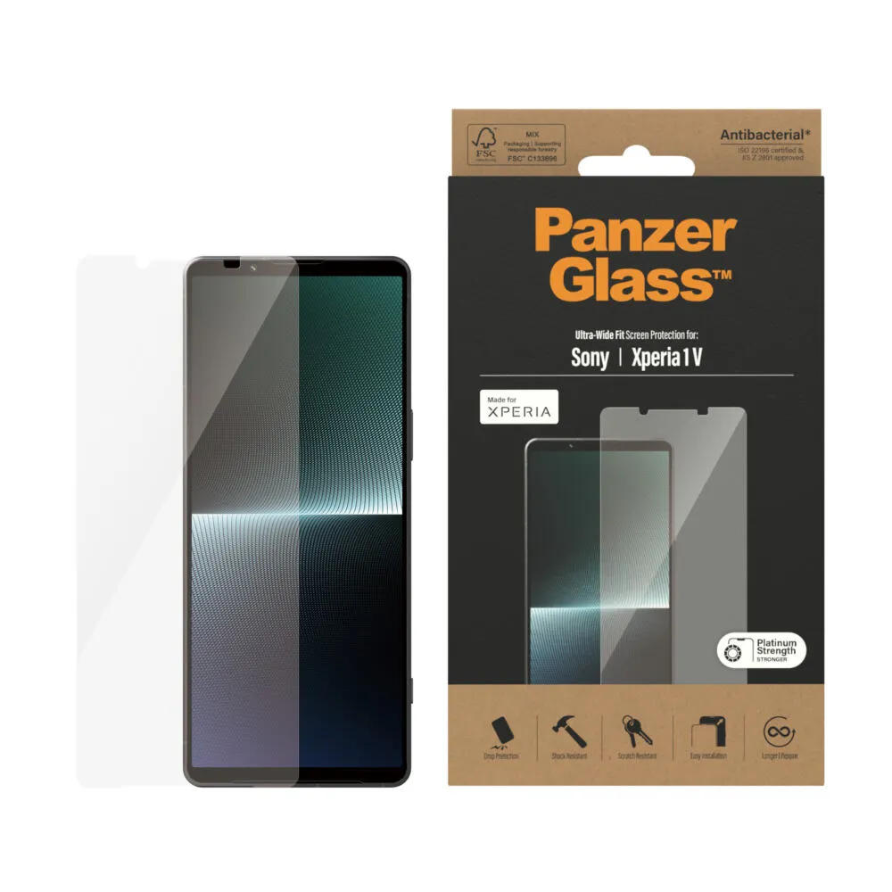 PanzerGlass® Screen Protector Sony Xperia 1 V 5G | Ultra Wide Fit 7642 Thumbnail 2