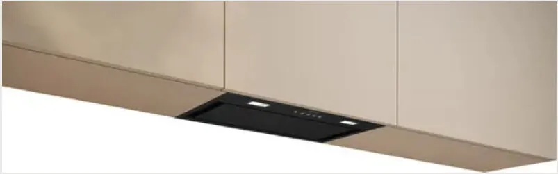 Neff D75NAC1S0B ocak bacası Alttan-gömme Siyah 595 m³/Saat Davlumbaz ve Aspiratö