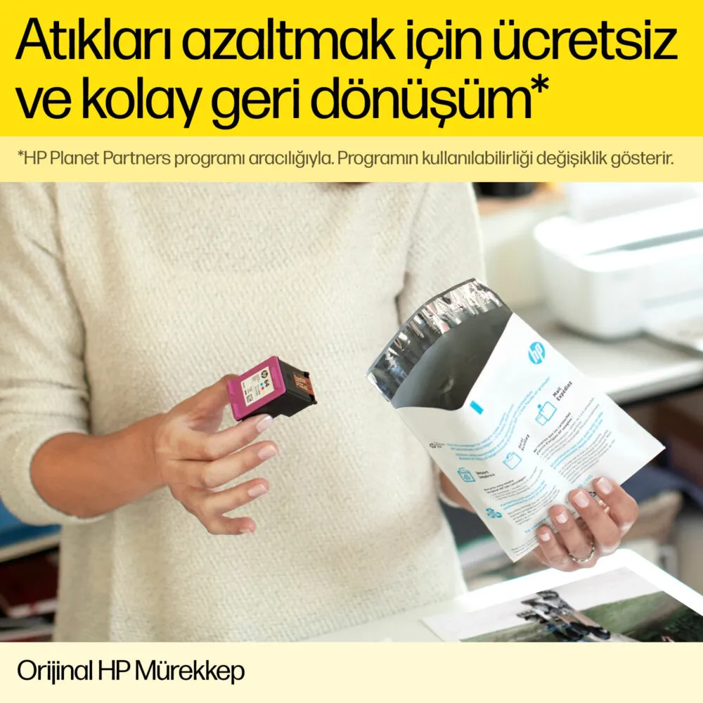 HP 668 Siyah Orijinal Mürekkep Avantajlı Kartuş 7FP37VL Thumbnail 8