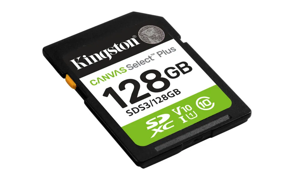 Kingston Technology Canvas Select Plus Gen3 SDS3/128GB Thumbnail 1
